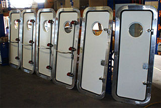 Tür für Schiffe - SERIES ALUMINIUM - THORMARINE - wasserdicht