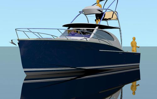 Express-Cruiser / Innenborder - PACIFIC 32 - Dickey Boats Limited - Flybridge / Lobster
