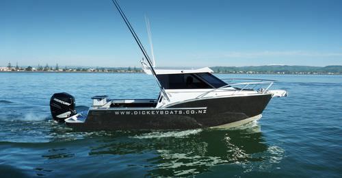 Cabin-Cruiser / Außenborder - CUSTOM 750 - Dickey Boats Limited - Hardtop / Sportfischer