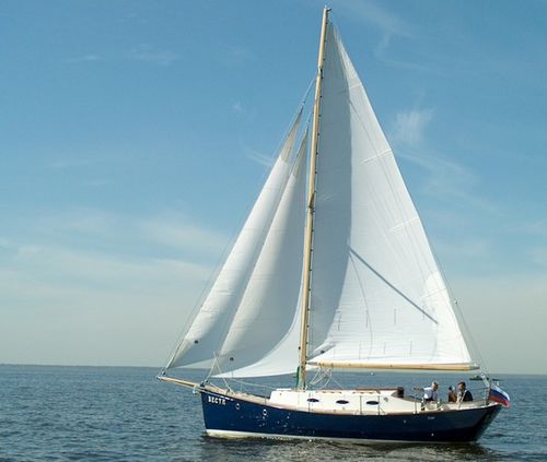 Segelboot für Kreuzfahrten - Morozov-30 Meduza - Morozov Yachts - Motorsegler / 4 Kojen / Aluminium