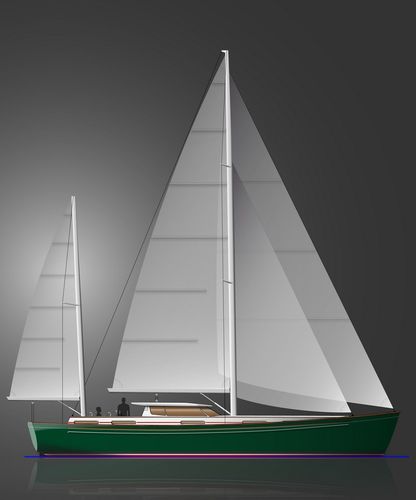 Segelyacht für Fahrten- und Regattasegeln - M55 VERA - Morozov Yachts - 3 Kabinen / mit Mittelcockpit / mit geschlossenem Cockpit
