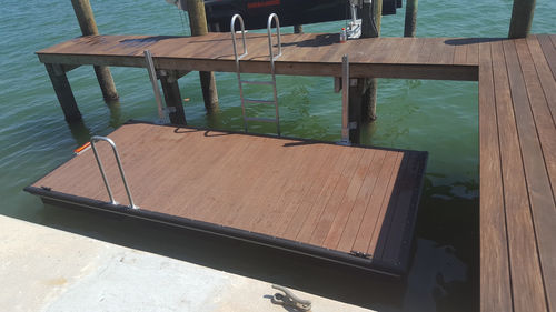 Schwimmponton - Paddleboard Dock  - AccuDock - Anker / für Yachthafen / für Kanu-/Kajaksport
