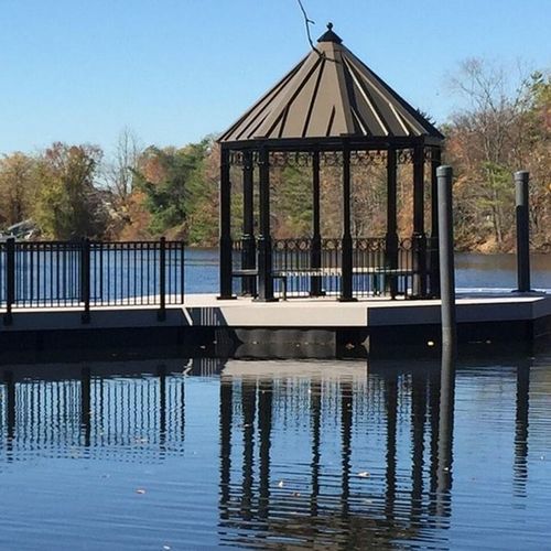 Schwimmponton - Gazebo/Patio - AccuDock - Anker / für Yachthafen
