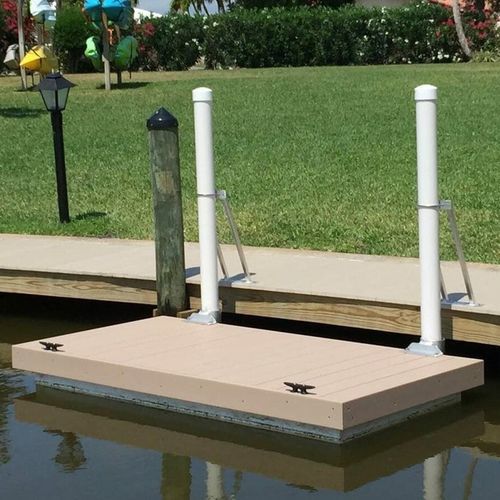Schwimmponton - Willy Dock - AccuDock - Anker / für Kanu-/Kajaksport