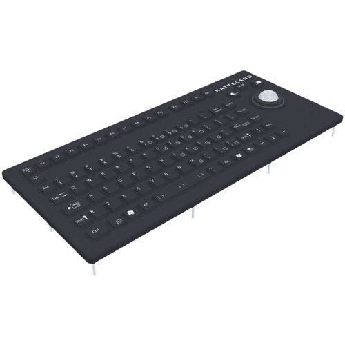 Computertastatur für Schiffe - HT RKCT92F - Hatteland Display AS - 92 Tasten / Trackball / IP67