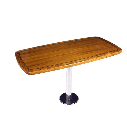 Cockpittisch für Yacht - Rectangular - Release Marine - stationär / Teakholz