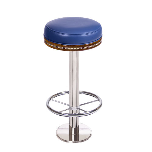 Barhocker / Runder Fuß - Cake Top - Release Marine - für Yacht / für Schiffe / Teakholz