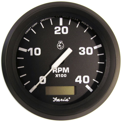 Analoger Drehzahlmesser - TD9102 - Beede Electrical Instrument - für Boot / Stundenzähler
