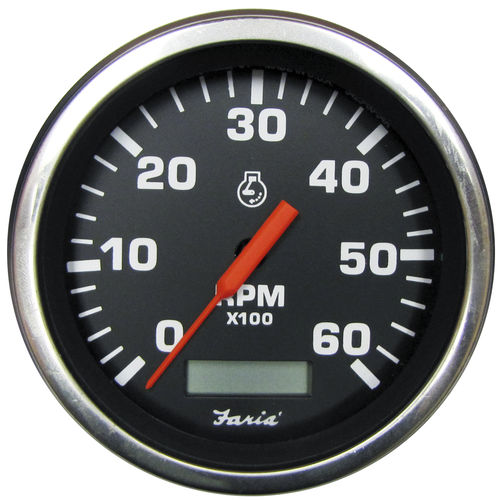 Analoger Drehzahlmesser - TC9132 - Beede Electrical Instrument - für Boot / Stundenzähler