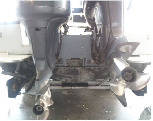 Motorsockel für Boot - DOUBLE JAC™ - Bob's Machine Shop - verstellbar