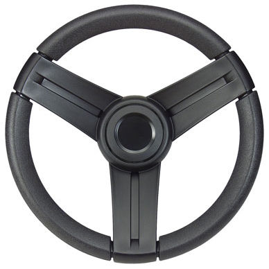 Motorboot-Lenkrad / mit Lederbezug - MUSTANG EQ - Detmar