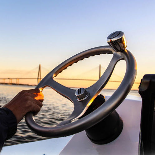 Motorboot-Lenkrad / Edelstahl - 1710WB series - Edson Marine