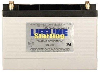 Batterie für Marineanwendungen - GPL-3100T - Lifeline Batteries - 12 V / Blei / AGM