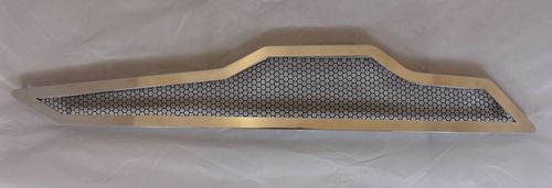 Lüftungsgitter für Boot - Metal Moulding - polierter Edelstahl