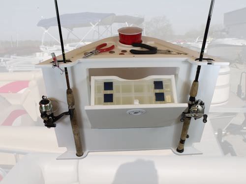 Rutenhalter für Boote - Metal Moulding - Mehrfach / mit Schublade