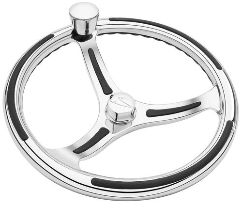 Motorboot-Lenkrad / Edelstahl - Primus - Polished - Schmitt & Ongaro Marine Products - Segelbootrennen