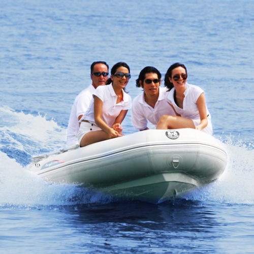 Außenborder-Schlauchboot - Angel - Silver marine - halbstarr / max. 4 Personen / max. 3 Personen