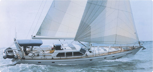 Segelyacht für Kreuzfahrten - 53 - Kanter Yachts - mit offenem Heck / Aluminium / mit einziehbarem Kiel