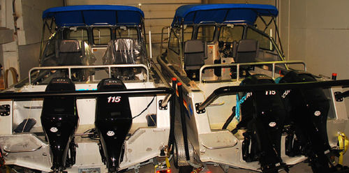Außenborder-Runabout - 6m CUDDY - Kanter Yachts - zweimotorig / mit Doppelkonsole / Open