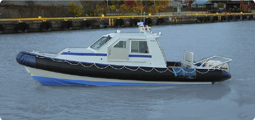 Patrouillenboot Berufsschiff - 9.5m - Kanter Yachts - Offshore-Hafenboot / Außenborder / Festrumpf-Schlauchboot