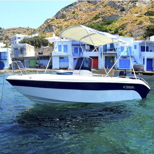 Außenborder-Konsolenboot - BLU WATER 170 - Biskinis Bros S.A. - mit Mittelkonsole / max. 7 Personen / Sonnendeck