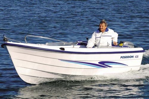 Außenborder-Konsolenboot - FISH 4.35 T - Biskinis Bros S.A. - mit Mittelkonsole / Sportfischer / max. 5 Personen