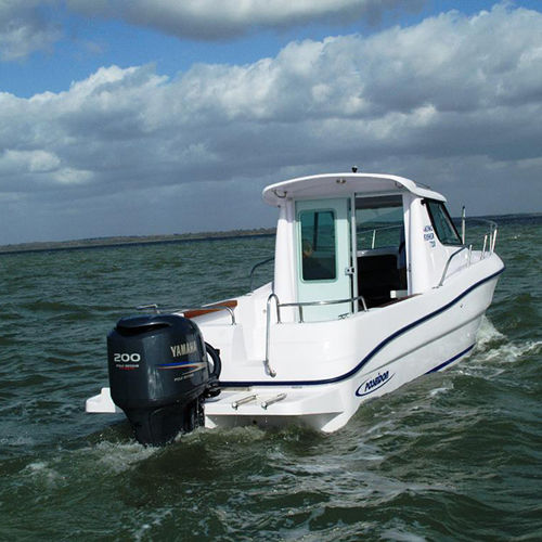Angelboot für Tagesfahrten / Außenborder - KING FISHER 7.20 - Biskinis Bros S.A. - mit Steuerhaus / max. 8 Personen / 1 Kabine