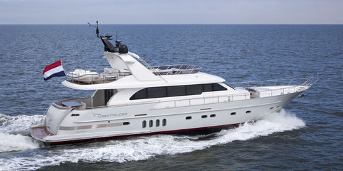 Motoryacht für Kreuzfahrten - GREY FALCON - Van der Valk Shipyard - Flybridge / IPS / 4 Kabinen