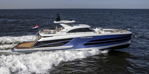 Motoryacht für Kreuzfahrten - LUCY PENGUIN - Van der Valk Shipyard - Hardtop / IPS / 3 Kabinen