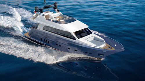 Motoryacht für Kreuzfahrten - MICAMO - Van der Valk Shipyard - Flybridge / mit Steuerhaus / IPS