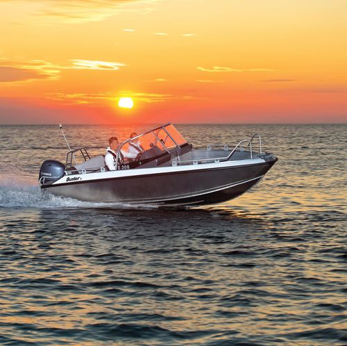 Außenborder-Konsolenboot - X - FISKARS Inha Works., Buster Boats - mit Doppelkonsole / Sportfischer / Aluminium