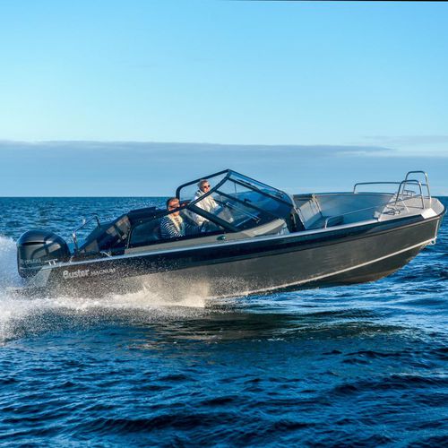 Außenborder-Runabout - MAGNUM - FISKARS Inha Works., Buster Boats - mit Doppelkonsole / Bowrider / Aluminium