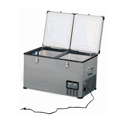 Kombinierter Kühl- und Gefrierschrank für Boot - CP 118 DK Steel - Frumento, Kältetechnische Produkte - freistehend / Frontlader / Edelstahl