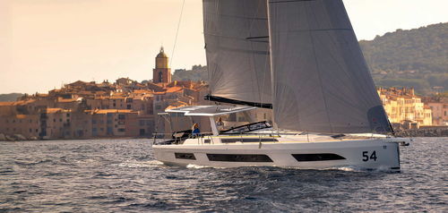Hochseefahrtensegelyacht - Dufour 54 - Pop Factory - für Kreuzfahrten / 4 Kabinen / 5 Kabinen