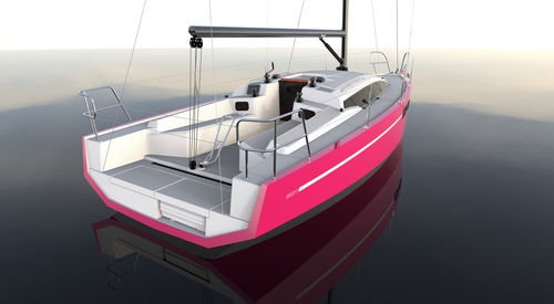 Segelboot für sportliches Fahrtensegeln - RM890+ - RM Yachts - Holz / mit Doppelruder / mit Doppelkiel