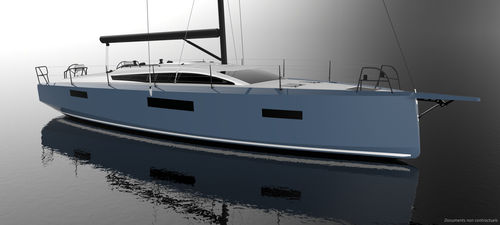 Segelboot für Kreuzfahrten - RM1380 - RM Yachts - 3 Kabinen / 2 Kabinen / 4 Kabinen