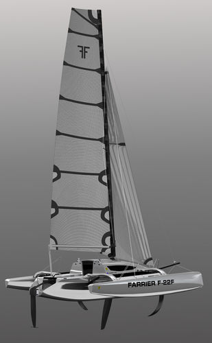 Trimaran - F-22F - Farrier Marine (NZ) - Regatta / 1 Kabine / Carbon