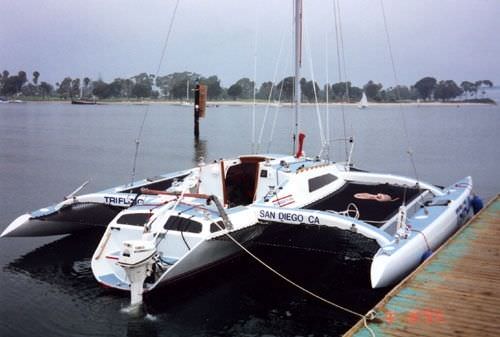 Trimaran - F-9AX - Farrier Marine (NZ) - für Kreuzfahrten / 1 Kabine / trailerbar