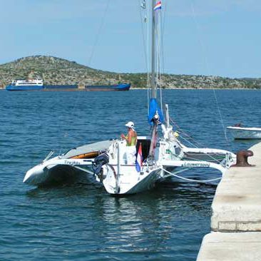 Trimaran - F-82A - Farrier Marine (NZ) - Küstenfahrten / Holz / trailerbar