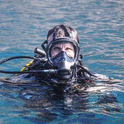 Vollgesichts-Tauchmaske - NEPTUNE III BASIC - Ocean REEF - für Berufstauchen