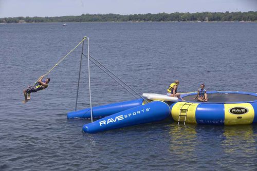 Schaukel-Wasserspielgerät - Rope Swing - RAVE Sports - für Wassersportzentrum / schwimmend
