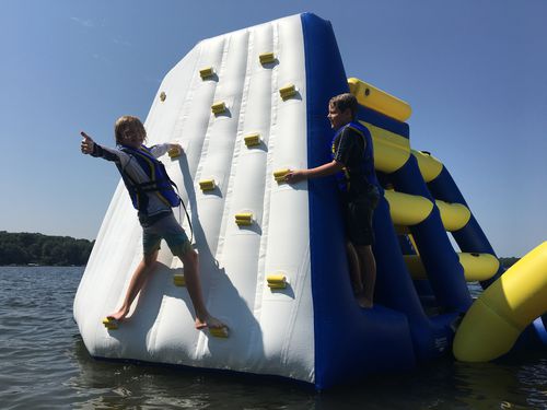 Rutschbahn-Wasserspielgerät - POWER TOWER - RAVE Sports - für Wassersportzentrum / aufblasbar
