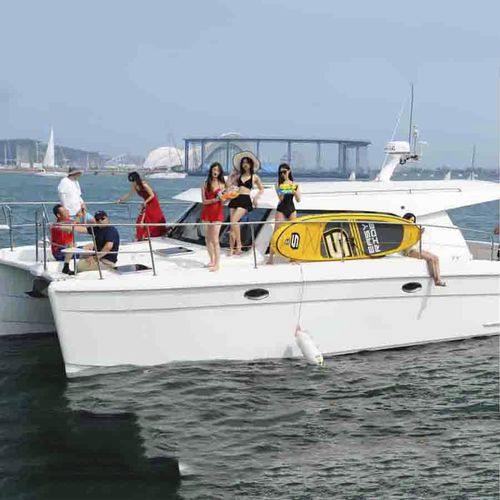 Express-Cruiser / Katamaran - 38ft catamaran boat - Qingdao Lian Ya Boat Co.,Ltd. - Außenborder