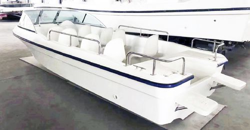 Angelboot für Tagesfahrten / Außenborder - FRP20F double hull - Qingdao Lian Ya Boat Co.,Ltd. - Open / Sportfischer / Glasfaser