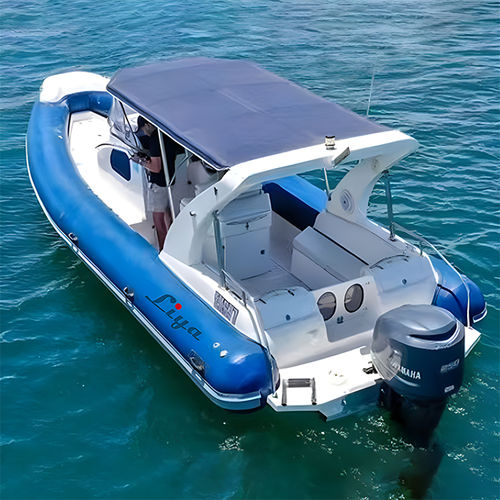 Außenborder-Schlauchboot - RIB830 - Qingdao Lian Ya Boat Co.,Ltd. - Benzin / zweimotorig / Festrumpf
