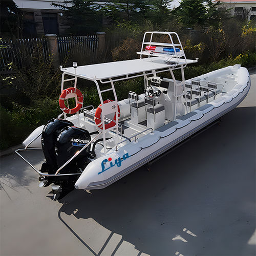 Außenborder-Schlauchboot - LY100-Alu - Qingdao Lian Ya Boat Co.,Ltd. - RIB / Open / mit Mittelkonsole