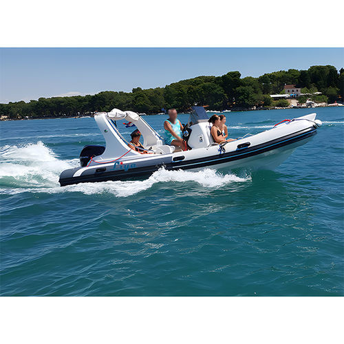 Außenborder-Schlauchboot - LY430 - Qingdao Lian Ya Boat Co.,Ltd. - Benzin / RIB / mit Seitenkonsole