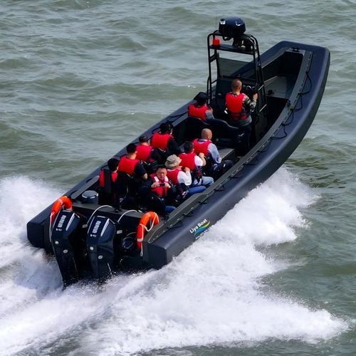 Patrouillenboot Berufsschiff - HY830-Alu - Qingdao Lian Ya Boat Co.,Ltd. - Außenborder / Aluminium / Festrumpf