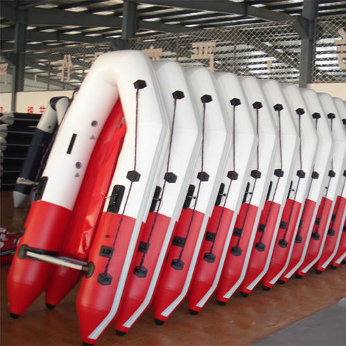 Außenborder-Schlauchboot - UB270 V - Qingdao Lian Ya Boat Co.,Ltd. - Benzin / halbstarr / Sport