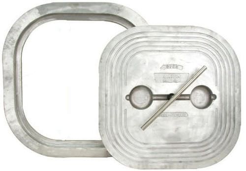 Deckluke für Schiffe - BFHQTH24X24 - BAIER MARINE - quadratisch / wetterdicht